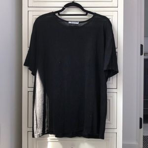 t by alexander wang black t-shirt